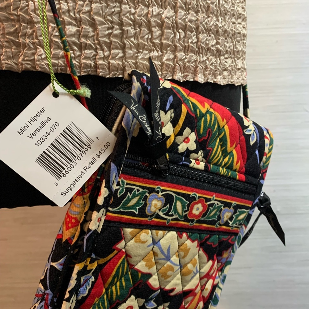 NWT Vera Bradley Mini Hipster Bag in Versailles pattern.